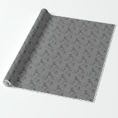 Miniatuur Schnauzer Grijs Cadeaupapier (Uitgerold)