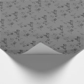 Miniatuur Schnauzer Grijs Cadeaupapier (Hoek)
