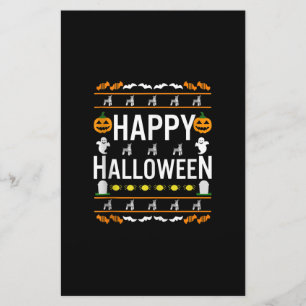 Miniatuur Schnauzer Halloween Lazy Ugly Costume Briefpapier