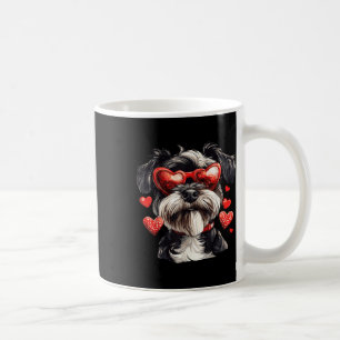 Miniatuur Schnauzer Heart Gles Valentijnsdag Dog Koffiemok