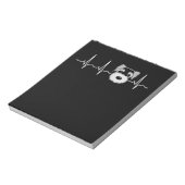 Miniatuur Schnauzer Heartbeat Mini Schnauzer Face Notitieblok (Linkerzijde)