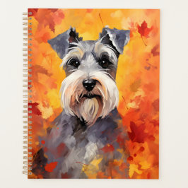 Miniatuur Schnauzer Herfst Thanksgiving Planner