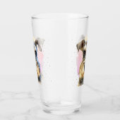 Miniatuur Schnauzer Hondenliefhebber Leuk Dierlijk Glas (Rechts)