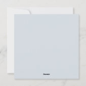 Miniatuur Schnauzer In Sneeuwkerst Feestdagenkaart (Achterkant)