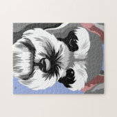 Miniatuur Schnauzer Jigzaag Puzzles Legpuzzel (Horizontaal)