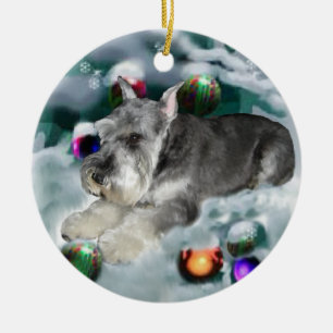 Miniatuur Schnauzer Kerstcadeaus Ornament