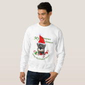 Miniatuur Schnauzer-kerstcadeautjes Trui (Voorkant volledig)
