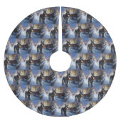 Miniatuur Schnauzer Kerstfeest Seizoen Kerstboom Rok (Voorkant)