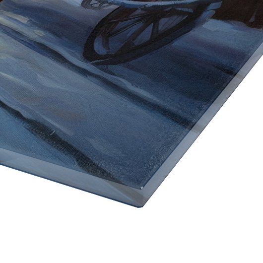 Miniatuur Schnauzer Kerstfeest Seizoen Snijplank (Hoek)