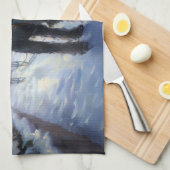 Miniatuur Schnauzer Kerstfeest Seizoen Theedoek (Quarter Fold)