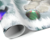 Miniatuur Schnauzer Kerstmis Cadeaupapier (Rol Hoek)