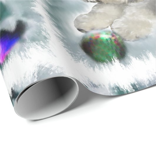 Miniatuur Schnauzer Kerstmis Cadeaupapier (Rol Hoek)