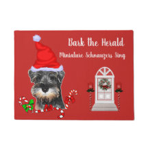 Miniatuur Schnauzer Kerstmis
