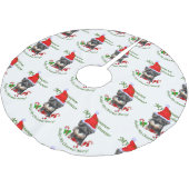 miniatuur Schnauzer Kerstmis Kerstboom Rok (Gekanteld)