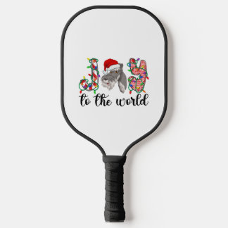 Miniatuur Schnauzer Kerstmis Mini Schnauzer Xmas Pickleball Paddle