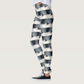 Miniatuur Schnauzer Kerstsneeuw winter Leggings (Links)