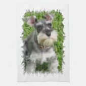Miniatuur Schnauzer Kitchen Towel Theedoek (Verticaal)