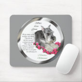 Miniatuur Schnauzer Kunstcadeaus Muismat (Met muis)