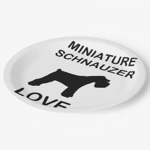 Miniatuur_Schnauzer liefde Papieren Bordje