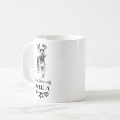 Miniatuur Schnauzer Life is beter aangepaste honde Koffiemok (Voorkant links)