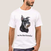 Miniatuur Schnauzer Maak Je Eigen Aangepaste Tekst