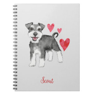Miniatuur Schnauzer Mini Schnauzer Notitieboek