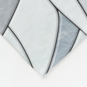 Miniatuur Schnauzer Mozaïek kunst Fleece Deken (Hoek)