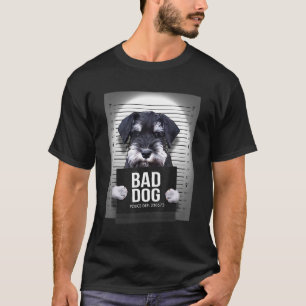 Miniatuur Schnauzer Mugshot Shirt