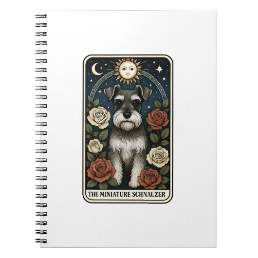Miniatuur Schnauzer Notitieboek (Voorkant)