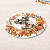 Miniatuur Schnauzer Onderzetter (Gebogen)