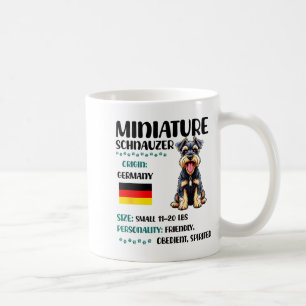 Miniatuur Schnauzer Oorsprong Grappige Mini Schnau Koffiemok