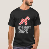 Miniatuur Schnauzer Peppermint Bark Kersthond T-shirt (Voorkant)