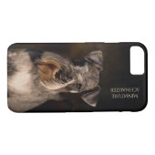 Miniatuur Schnauzer Phone Case (Achterkant (Horizontaal))