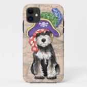 Miniatuur Schnauzer Pirate Case-Mate iPhone Case (Achterkant)