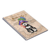 Miniatuur Schnauzer Pirate Notitieboek (Rechterzijde)