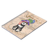 Miniatuur Schnauzer Pirate Notitieboek (Linkerzijde)