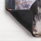 Miniatuur Schnauzer Pompoenen Halloween Scary Muismat (Hoek)