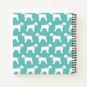 Miniatuur Schnauzer Puppy Hond Notitieboek (Achterkant)