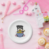 Miniatuur Schnauzer Rahmen Papieren Bordje (Feest)