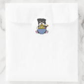 Miniatuur Schnauzer Rahmen Ronde Sticker (Tas)
