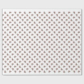 Miniatuur Schnauzer Santa Paws Cadeaupapier (Vlak)