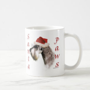 Miniatuur Schnauzer Santa Paws Koffiemok