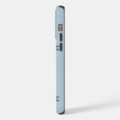 Miniatuur Schnauzer Schattige Blauw Kerst Feestdag iPhone Hoesje (Linkerkant)