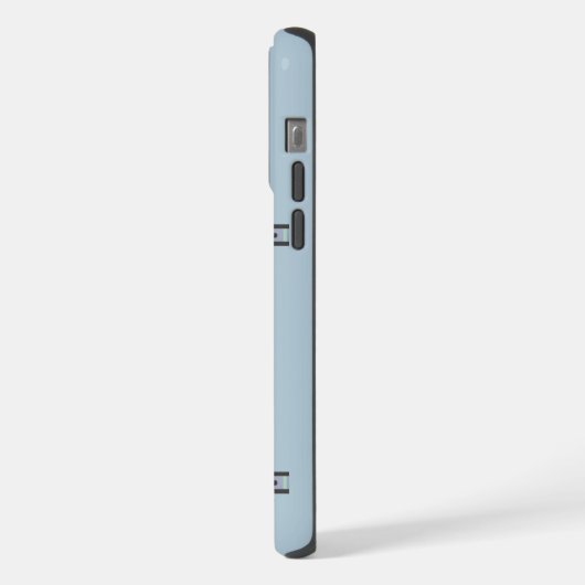 Miniatuur Schnauzer Schattige Blauw Kerst Feestdag iPhone Hoesje (Linkerkant)