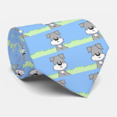 miniatuur schnauzer stropdas (Opgerold)