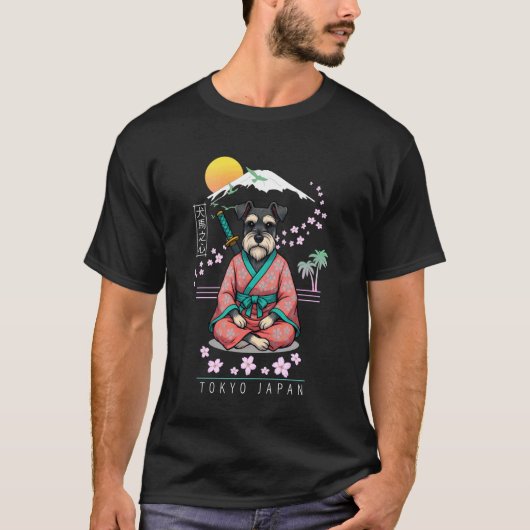 Miniatuur Schnauzer T-shirt (Voorkant)