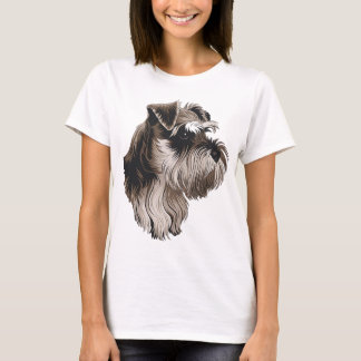 miniatuur schnauzer t-shirt