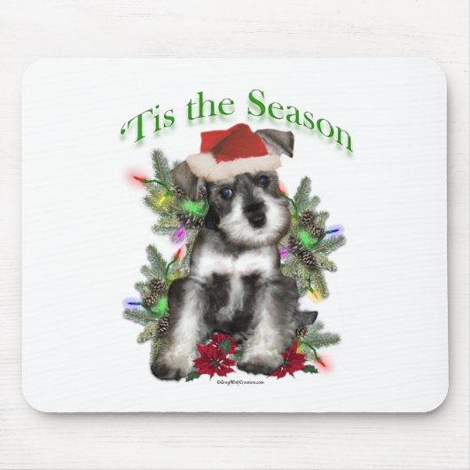 Miniatuur Schnauzer "Tis Muismat (Voorkant)