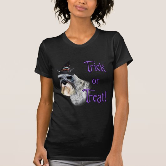 Miniatuur Schnauzer Trick T-shirt (Voorkant)