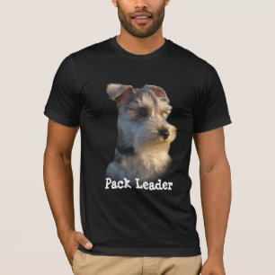 Miniatuur Schnauzer Unisex Pack Leader T-Shirt
